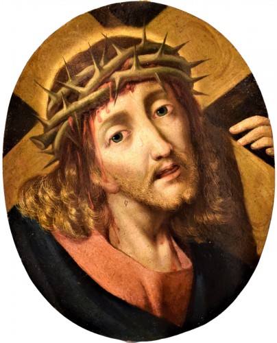 Michael Coxie (Malines 1499-1592) " Visage du Christ "
